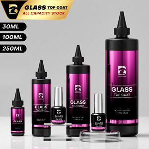 Qualité supérieure de l'usine <span class=keywords><strong>Beau</strong></span> Color Vernis à ongles en gel Vernis de finition en verre sans essuyage Haute brillance et anti-rayures OEM diamant fort - Product Image 1