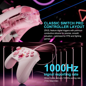 Bán Buôn Thân Thiện Với Môi Khuôn Riêng Chơi Game Điều Khiển Cho PC Android Steam Hall Hiệu Ứng Phím Điều Khiển Không Dây Gamepad - Product Image 4