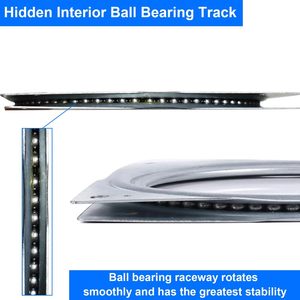 4 Inch Iron Full Ball Bearing Modern <b>Swivel</b> Plate Lazy Susan 360 Degree Free Spin Living Room Dining Furniture Hardware - Product Image 3