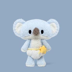 Peluche personnalisée douce <span class=keywords><strong>et</strong></span> moelleuse, petit crocodile, koala, renard, <span class=keywords><strong>loup</strong></span>, jouet pour enfants, rembourrage en coton PP, cadeau pour petite amie, compagnon de bébé - Product Image 3