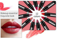 Macing-rouge à lèvres mat imperméable, parfait maquillage facile à porter, 12 couleurs