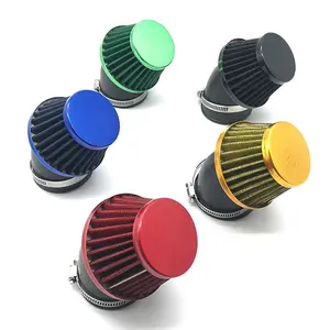 Universal 34mm 42mm 48mm New Style Modified Motorcycle Stainless Engine Air Filter Mushroom Head Air Filter