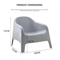 Chaise longue en plastique blanche moderne tout-en-un, résistante aux intempéries et durable, idéale pour balcon et salon – Meilleure vente