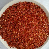 Flocons de piment rouge broyés séchés au piment sec épicé d'approvisionnement d'usine