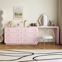 Table de maquillage pivotante moderne de luxe en pin massif avec éclairage, coiffeuse pliable avec tiroirs, bureau de chevet, commode de chambre