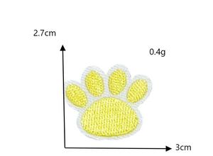 Nhà Máy Tùy Chỉnh Thiết Kế Puppy Chân Dấu Chân Trở Lại Dính Thêu Vải Phim Hoạt Hình Sắt Trên Thêu Các Bản Vá Lỗi Cho Quần Áo Mũ - Product Image 3
