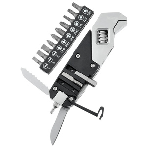 Clé multifonction personnalisée en acier inoxydable robuste, <span class=keywords><strong>portable</strong></span>, pour voiture, d'urgence, cadeau promotionnel, vente en gros, avec logo - Product Image 1