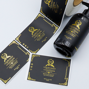 Fabricante de alta calidad de impresión botella Vial pegatina <span class=keywords><strong>Logo</strong></span> personalizado Perfume cosmético impermeable cuidado de la piel producto etiquetas de embalaje - Product Image 3