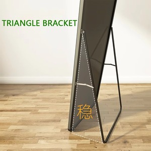 กระจกโลหะตั้งพื้นขนาดใหญ่สำหรับตกแต่งด้วยกรอบสีทองสำหรับห้องนั่งเล่นขนาด40*150ซม. - Product Image 6