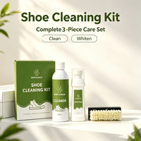 Kit de Nettoyage et Blanchiment de Chaussures OEM en Trois Pièces – Ensemble de Brosses Anti-Taches pour Baskets Blanches, Cuir, Toile et Maille – Entretien Quotidien