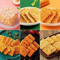 132g dachixiong chine Chine oolong blanc pêche croustillant riz chips saveur super épicée saveur mélangée croustilles collations exotiques