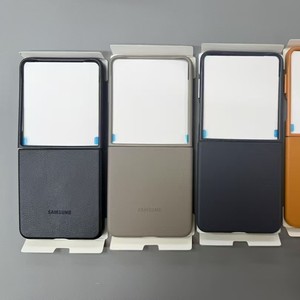 Étui de téléphone pliable en cuir magnétique noir solide pour Samsung, protection intégrale antichoc, coque en cuir - Product Image 4