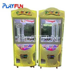 Çılgın oyuncak 2 hediyeler yakalamak bebekler makinesi pençeli vinç peluş oyuncak bebek pençe oyuncak Arcade oyun makinesi