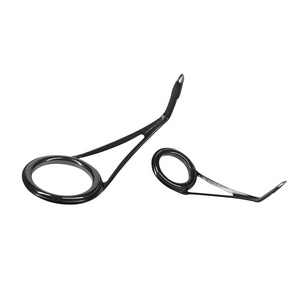 Blanco de plata No daño a línea de pesca aparejos de pesca rod guías anillo utilizado para flujo de polo - Product Image 4