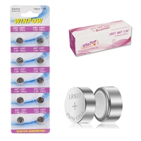 Piles alcalines 0 Hg Lr626 Ag1 315 1.3v 4.5v Pack Ag10 Lr1130 Lr44 pour montre, piles Ag13 en vrac 1.5v alcalines 377 piles bouton