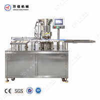 Capsuleuse de flacon rotative automatique à 8 têtes pressant des boissons gazeuses à soda boisson bière anneau tirer couronne capuchons sertissage machine de capsulage
