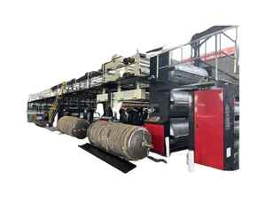 Máquina automática de producción de cartón corrugado de 3 5 7 capas/línea de cartón corrugado