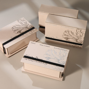 Customized Luxury Jewelry Packaging Paper Gift <b>Box</b> <b>Book</b> <b>Box</b> Design, Original Designer Flower Pattern - Product Image 1