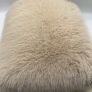 Fashion Faux Fur Plush Fleece 100% Polyester artifical fur for women coat