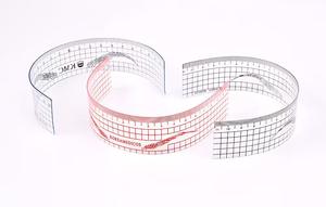 เครื่องมือทำแผนที่คิ้วแบบถาวรไม้บรรทัดพีวีซีแบบนิ่มแบบใช้แล้วทิ้งพร้อมไมโครเบลดเขียนคิ้ว - Product Image 6