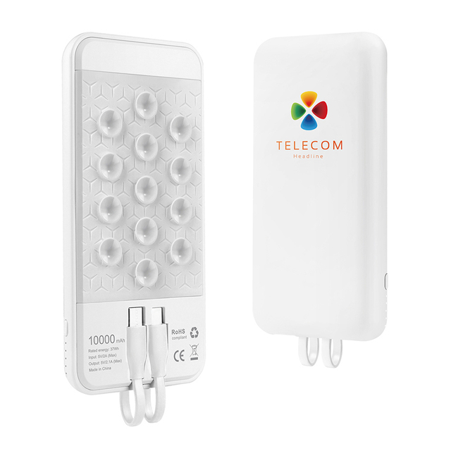 Consumer Electronics Wholesale USB-C Power Bank 10000mAh Suction up Portable Charger for iPhone and Android Mobiles