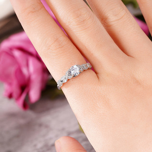 Anello rotondo da donna con design semplice a cerchio, accessorio per dito da indossare tutti i giorni - Product Image 6