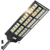 Lampadaire solaire à LED monocristallin, allumage automatique du crépuscule à l'aube, grand angle, IP65, corps de lampe en ABS, extérieur, avec un angle de faisceau de 120°