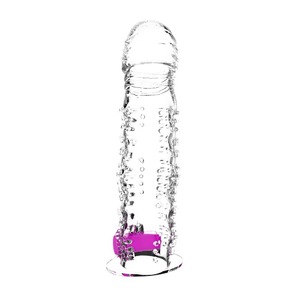 X-Man Crystal Wolf Tooth Sleeve, Funda Transparente para Estimulación del Punto G, Juguete Sexual - Product Image 4