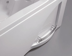 Homestay Project 2 personnes traditionnel rectangulaire acrylique intérieur trempage <span class=keywords><strong>baignoire</strong></span> égouttoir Whirlpool Massage robinet 1.8m de longueur - Product Image 6