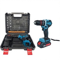 Perceuse à percussion sans fil domestique, batterie lithium rechargeable, perceuse à main électrique, pistolet de perçage sans fil, fabriqué en Chine, sans garantie