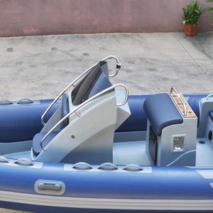 19ft <span class=keywords><strong>580</strong></span> Certification CE Fibre de Verre Coque Hypalon Tube Nervure Gonflable Bateau Fond en V Profond <span class=keywords><strong>Semi</strong></span>-<span class=keywords><strong>rigide</strong></span> Yacht - Product Image 4