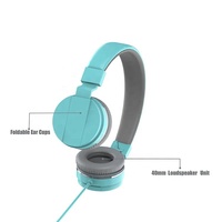 OEM vente en gros casque filaire professionnel sur l'oreille écouteurs antibruit pour les jeux et la musique casque d'ordinateur