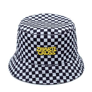 Custom Cotton Reversible Checkered <strong>Golf</strong> Woman Checked Double Wear <strong>Bucket</strong> Sun <strong>Hats</strong> for Men - Product Image 4