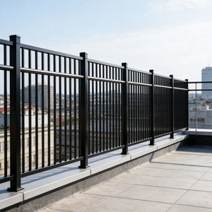 Nuovo Pannello Recinzione Orizzontale in Alluminio a Doghe per Privacy, Moderno per Giardino, Cortile, Sicurezza Residenziale, Ringhiera Fai-da-te, Installazione Facile - Product Image 3