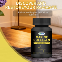 Capsules de collagène et de vitamine C pour une peau éclatante et des cheveux blanchissants - Marque privée, complément alimentaire naturel de qualité alimentaire pour adultes, 60 capsules par flacon