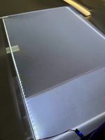 Panneau de guidage lumineux LED en acrylique dépoli, qualité alimentaire, anti-âge, épaisseur 3 mm, service de découpe, éclairage par points laser, personnalisé Gaoliangguang