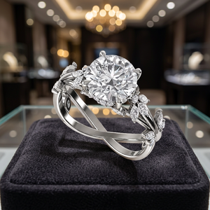 Bague en diamant taille poire de style vintage, cultivé en laboratoire, en argent sterling 925, or 9K 14K 18K, pour la fabrication de bijoux et les bagues de fiançailles pour femmes - Product Image 5