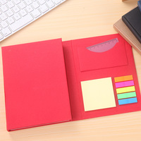 Carnet à trois volets avec logo personnalisé bloc-notes multifonctionnel ensemble de papeterie créative