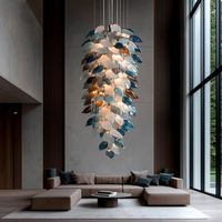 Luminaires en verre sur mesure pour hôtels, restaurants, salles de banquet, villas, chandeliers décoratifs, luminaires suspendus