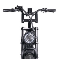 Vélo électrique tout-terrain avec frein à disque hydraulique, 60V 30Ah 250W, 7 vitesses, 30 mph, pneus larges 20*4 pouces, en stock aux États-Unis