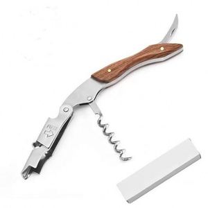 Professional <b>Cork</b> Screw Wooden Handle Wine <b>Bottle</b> Opener - Product Image 4