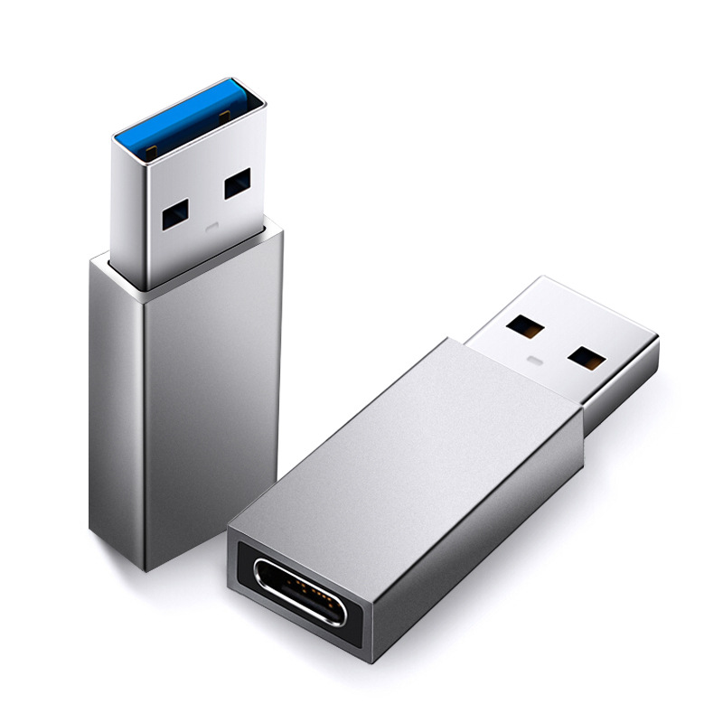 Переходник с USB C «мама» на USB 3,0 «папа», алюминиевый переходник с Type C на A для зарядного кабеля для iphone,ipad,powerband, жесткого диска