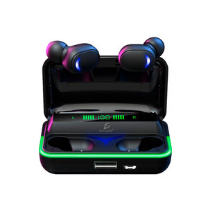 Écouteurs sans fil E10 Tws Bluetooth 5.1, écouteurs de jeu avec suppression du bruit et lumière multicolore - Product Image 2