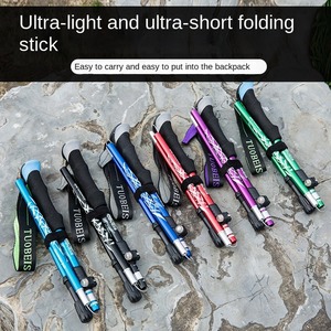 Baston yürüyüş çubukları teleskopik <span class=keywords><strong>baton</strong></span> alüminyum kayak kampı yürüyüş direkleri koltuk değnekleri yürüme bastonu - Product Image 6