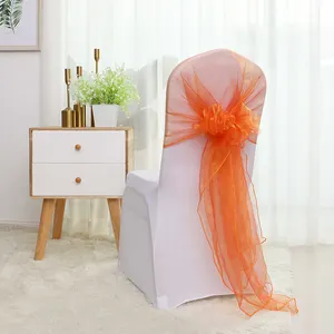 婚礼派对Xmas生日新娘淋浴设计装饰椅子带275厘米透明椅子窗套