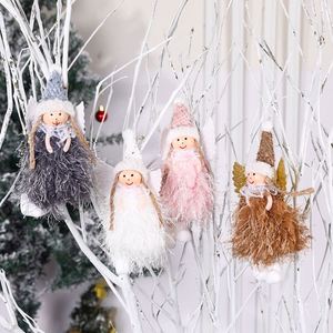 Ornement de Noël en tissu ange fille mignon, fait main, à suspendre, pour décorations d'arbre, vente en gros, petites commandes acceptées pour les vendeurs Etsy et Amazon - Product Image 1