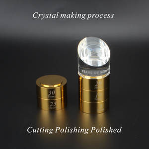 हिस्टोप डिजाइन उच्च गुणवत्ता तीन-भाग एल्यूमीनियम ट्रॉफी गोल्ड प्लेटेड और मुद्रित बैंक पुरस्कार मॉडल - Product Image 4