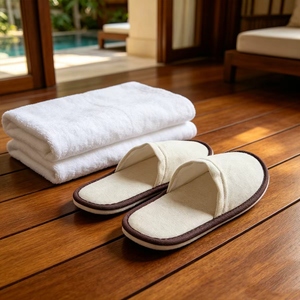 Chinelos de Hotel Personalizáveis, Chinelos Descartáveis para Spa, Chinelos Laváveis de Bico Fechado para Quartos de Hóspedes, Uso Doméstico e Viagem - Product Image 6
