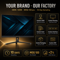 Moniteur professionnel IPS 4K UHD de 32 pouces, 3840x2160, 98% DCI-P3, 10 bits HDR400, Type-C 65W, KVM compatible pour la photographie de conception, OEM