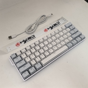 Nuevo <span class=keywords><strong>Teclado</strong></span> Mecánico Mini 2026 con Cable, 60%, Iluminación LED <span class=keywords><strong>RGB</strong></span>, USB Tipo-C, ABS, Compacto, Portátil, 61 Teclas, para Oficina - Product Image 3